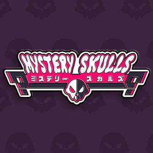 Mystery Skulls Logo Enamel Pin
